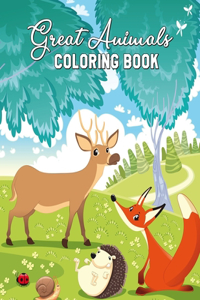 Great Animals Coloring Book