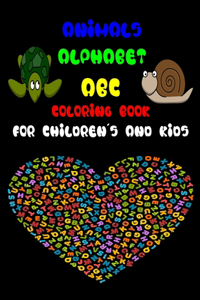 Animals Alphabet ABC Coloring Book For Children's And Kids