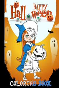 Happy Halloween coloring book