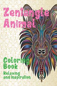 Zentangle Animal - Coloring Book - Relaxing and Inspiration
