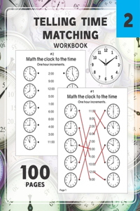 Telling Time Matching Workbook