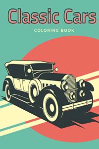 Classic Cars Coloring Book