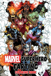 Marvel Superhero Farting Coloring Book