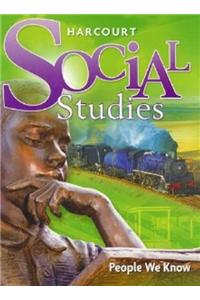 Harcourt Social Studies Ohio: Student Edition Grade 2 People We Know 2007
