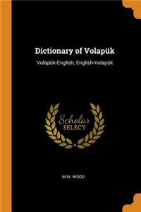 Dictionary of Volapük