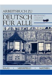 Deutsch Fur Alle, Workbook