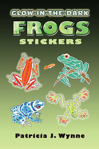 Glow-In-The-Dark Frogs Stickers