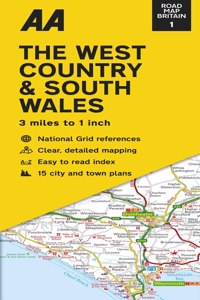 Road Map Britain: The West Country & South Wales