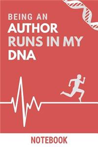 Being an Author Runs In My DNA Notebook