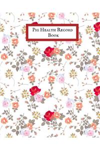 Pig Health Record Book: Health & Wellness Log Book For Animal Lovers Vaccination Record Journal Veterinaries ... Activities Record Owner's Maintenance