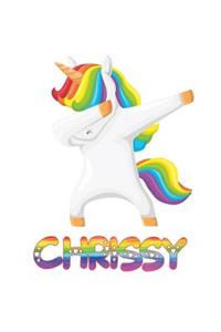 chrissy: chrissy 6x9 Journal Notebook Dabbing Unicorn Rainbow