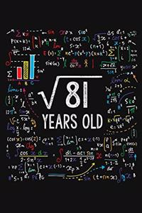 Square Root Of 81 Years Old
