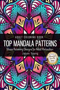 Adult Coloring Book Top Mandala Pattern Stress Relieving Designs For Adult Relaxation