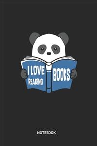 I Love Reading Books Notebook