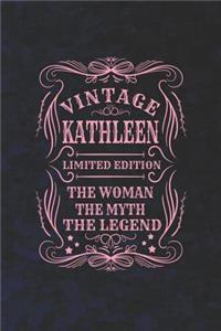 Vintage Kathleen Limited Edition the Woman the Myth the Legend