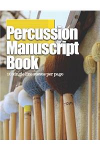 Percussion Manuscript Book