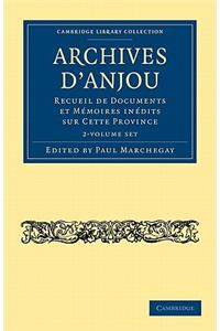 Archives d'Anjou 2 Volume Set