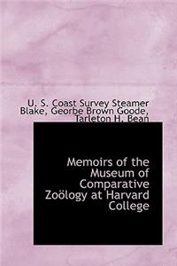 Memoirs of the Museum of Comparative Zo Logy at Harvard College