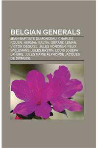 Belgian Generals