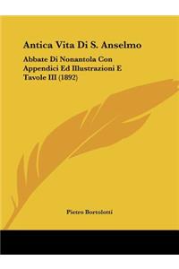 Antica Vita Di S. Anselmo