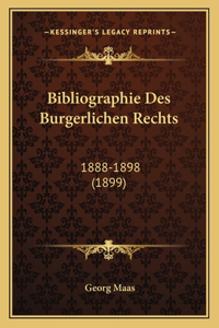 Bibliographie Des Burgerlichen Rechts