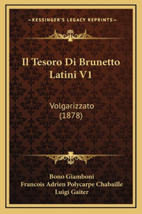 Il Tesoro Di Brunetto Latini V1