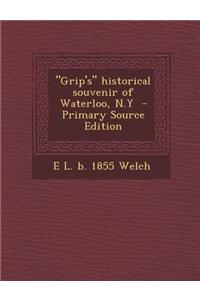 Grip's Historical Souvenir of Waterloo, N.y - Primary Source Edition