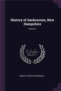 History of Sanbornton, New Hampshire; Volume 1