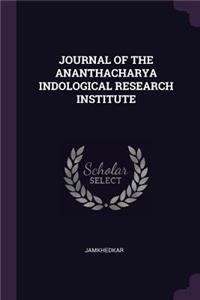 Journal of the Ananthacharya Indological Research Institute
