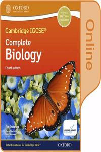 Cambridge IGCSE® & O Level Complete Biology: Enhanced Online Student Book Fourth Edition