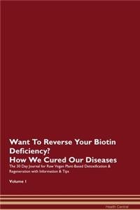 Want To Reverse Your Biotin Deficiency? How We Cured Our Diseases. The 30 Day Journal for Raw Vegan Plant-Based Detoxification & Regeneration with Information & Tips Volume 1