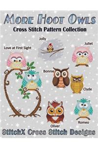 More Hoot Owls ... Cross Stitch Pattern Collection