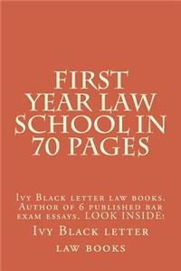 First Year Law School in 70 Pages