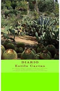 Diario Estilo Cactus: Diario / Cuaderno de Viaje / Diario de a Bordo - Diseno Unico