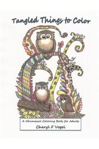 Tangled Things To Color