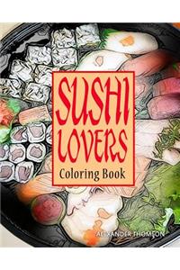 Sushi Lovers Coloring Book