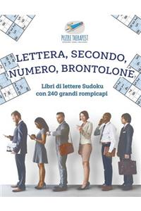 Lettera, secondo, numero, brontolone Libri di lettere Sudoku con 240 grandi rompicapi