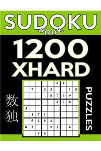 Sudoku Book 1,200 Extra Hard Puzzles: Sudoku Puzzle Book With Only One Level of Difficulty