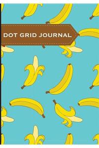 Dot Grid Journal - Bananas
