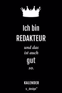Kalender für Redakteure / Redakteur / Redakteurin