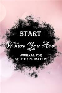 Start Where You Are