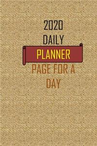 daily calendar 2020 page a day