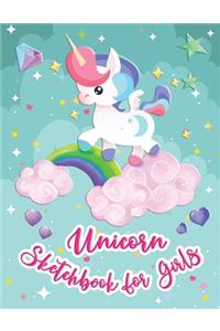 Unicorn Sketchbook for Girls