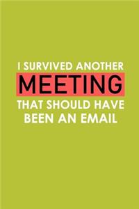 I Survived Another Meeting That Should Have Been An Email