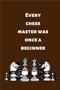 Every chess master was once a beginner