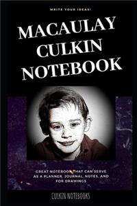 Macaulay Culkin Notebook
