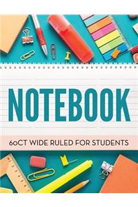 Notebook 60Ct Wide Ruled For Students