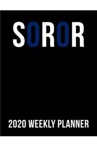 Soror 2020 Weekly Planner