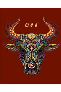 Spanish Bull Notebook Journal