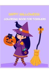 Happy Halloween Coloring Book for Toddlers